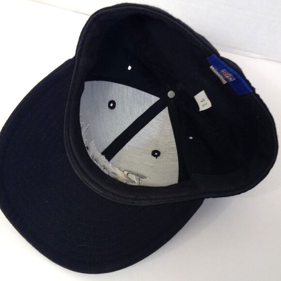 Cincinnati Bengals NFL Cap Hat Men 7 1/2 Black Wool Fitted Embroidered Spellout - Picture 4 of 9